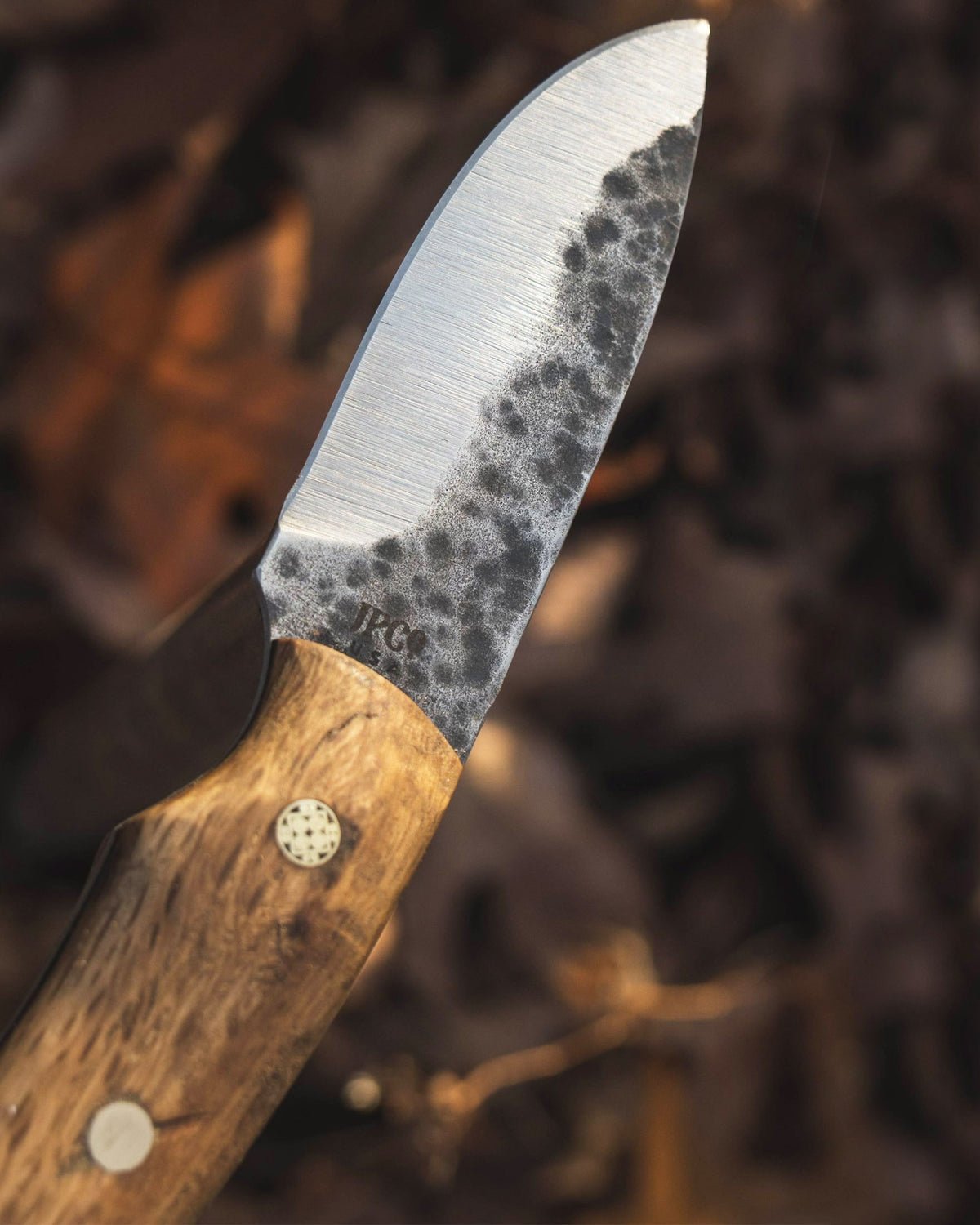 JPCo Burl Oak Camp Knife