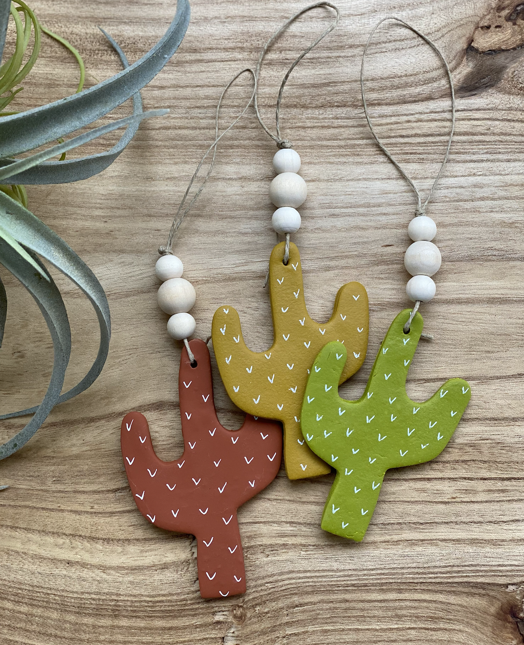 Cactus Christmas Ornament (3 pack)